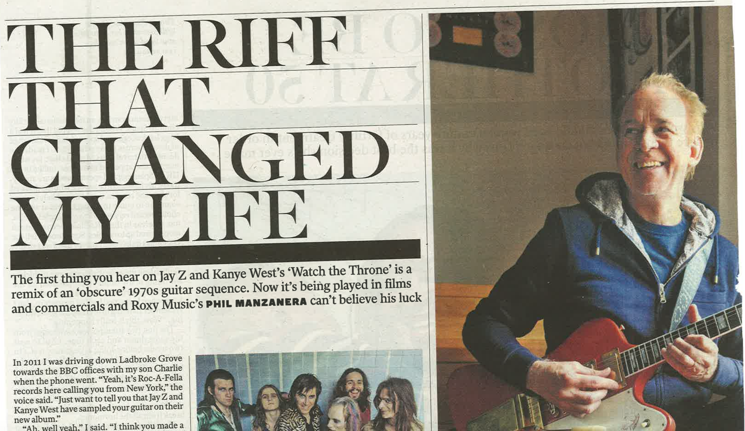 Phil featured in the Independent