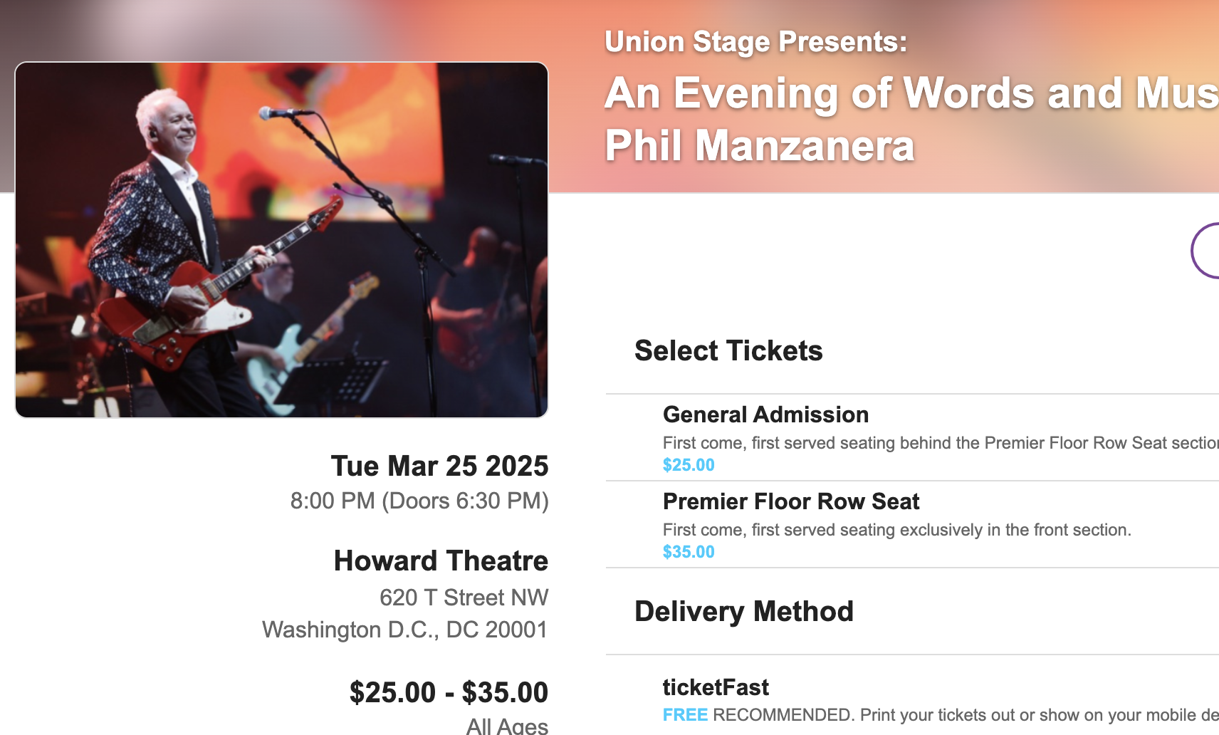 WASHINGTON, DC NEXT MONTH